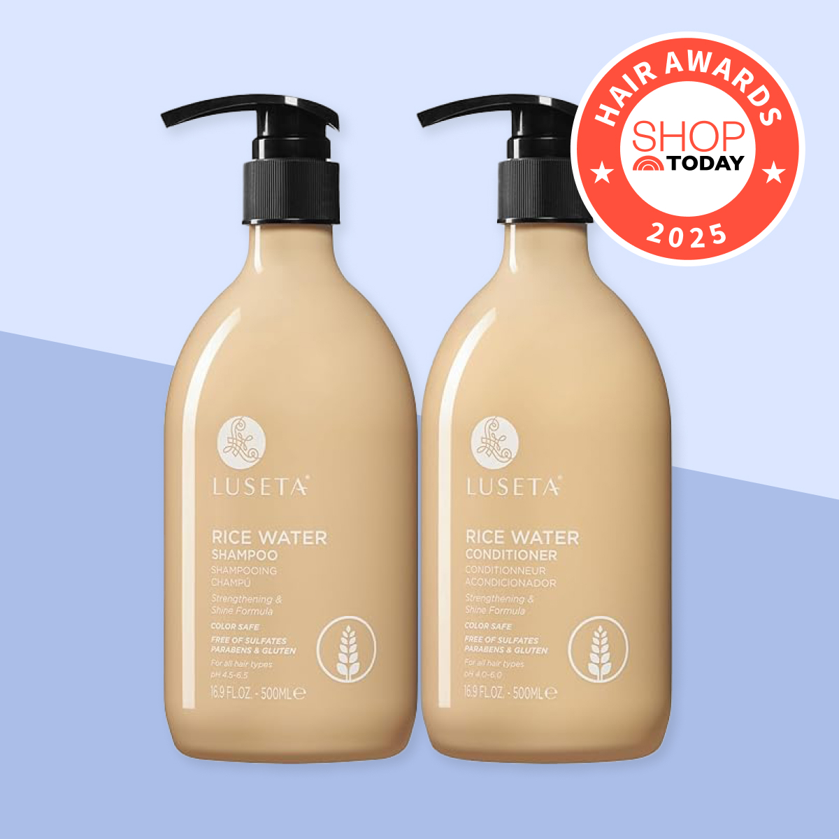 Luseta Rice Water Shampoo and Conditioner Set