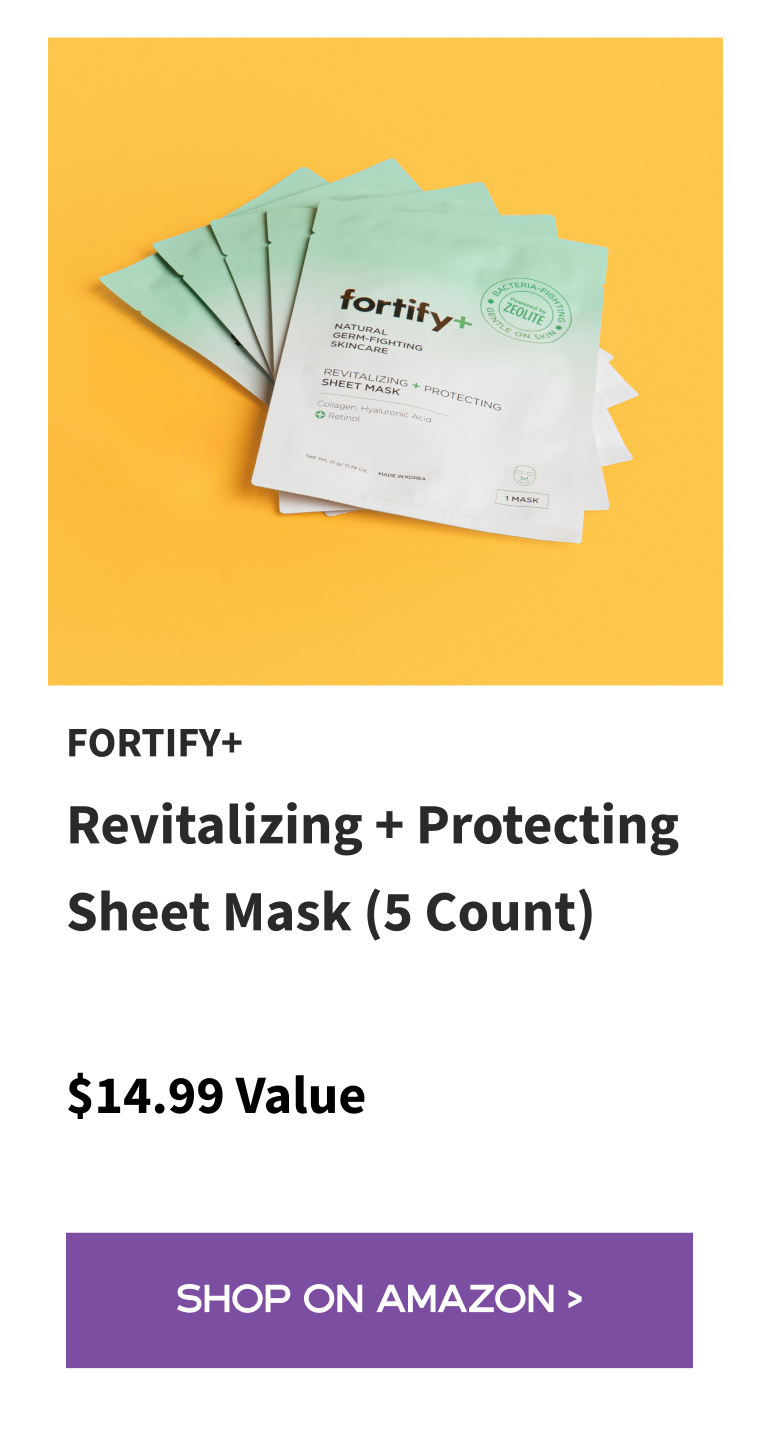 Fortify+ Revitalizing + Protecting Sheet Mask (5 count)