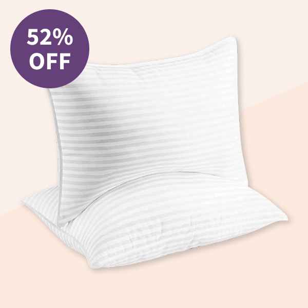 Beckham Hotel Collection Bed Pillows Standard/Queen Size Set of 2