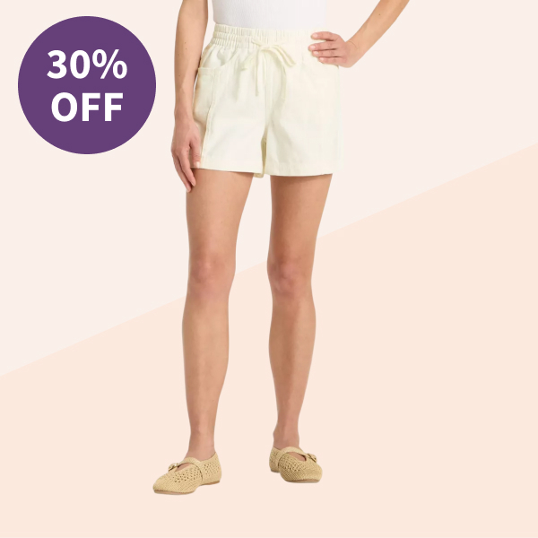 Universal Thread High-Rise Drawstring Denim Beach Shorts