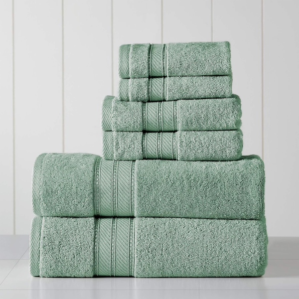 Modern Threads 100% Combed Cotton Towels (6-Piece Set)