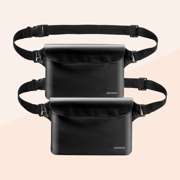 Venterior Waterproof Waist Pouch (Pack of 2)
