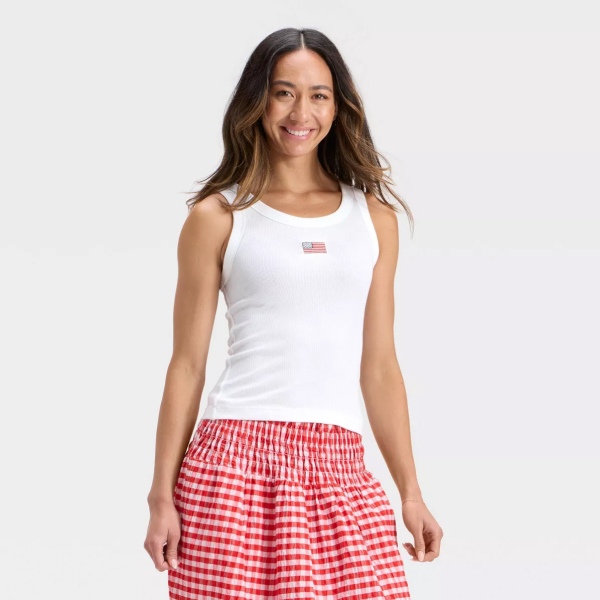 Universal Thread Embroidered Tank Top