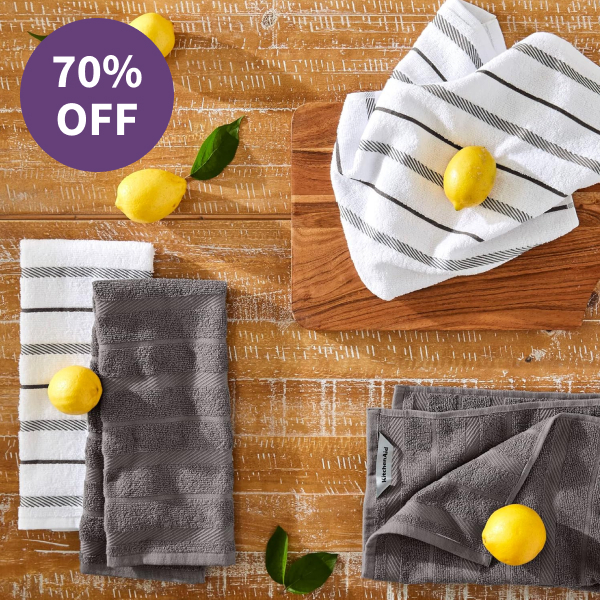 KitchenAid Albany Kitchen Towel 4-Pack Set