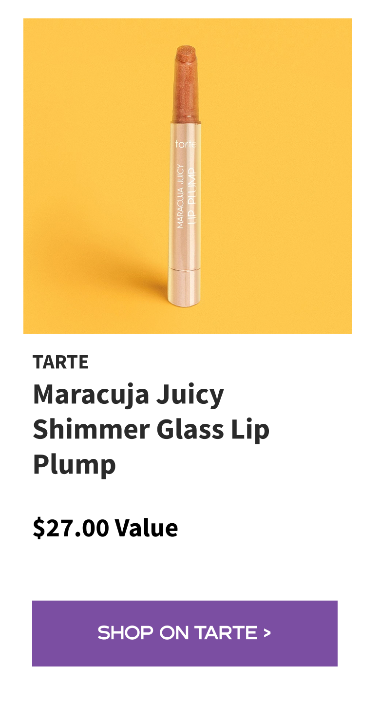 Tarte Maracuja Juicy Shimmer Glass Lip Plump