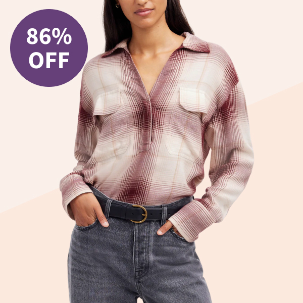 Madewell Popover Shirt in Plaid