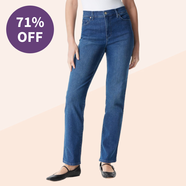 Gloria Vanderbilt Women's Amanda Classic High Rise Tapered Jean