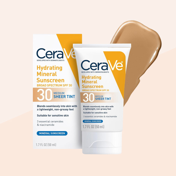 CeraVe Hydrating Mineral Sunscreen with Sheer Tint
