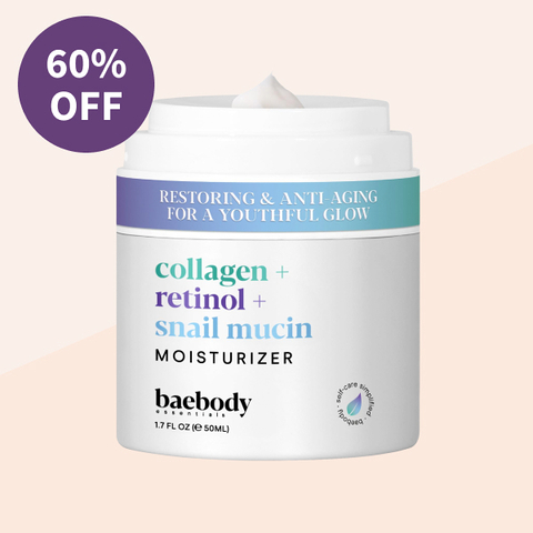 Baebody Collagen Retinol Snail Mucin Face Moisturizer with Hyaluronic Acid 