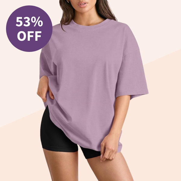 Trendy Queen Womens Oversized Summer T-Shirt
