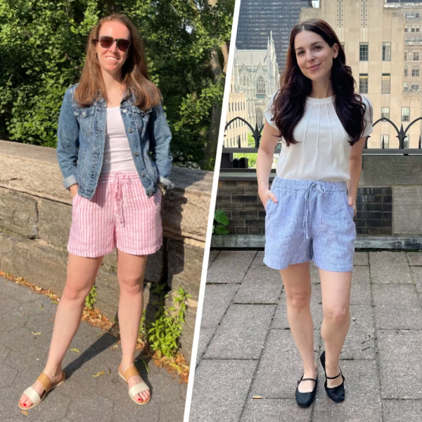 Caslon Linen Drawstring Shorts