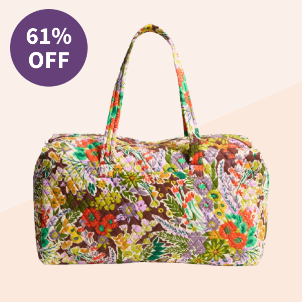 Vera Bradley Women's Outlet Cotton Large Travel Duffel