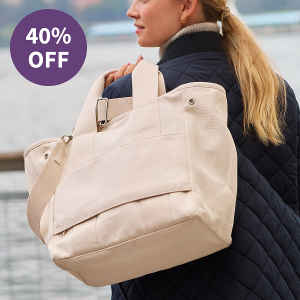 Lands' End Canvas Multiway Pocket Tote