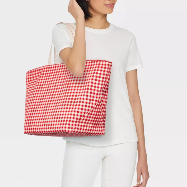 Universal Thread Reversible Canvas Tote Handbag