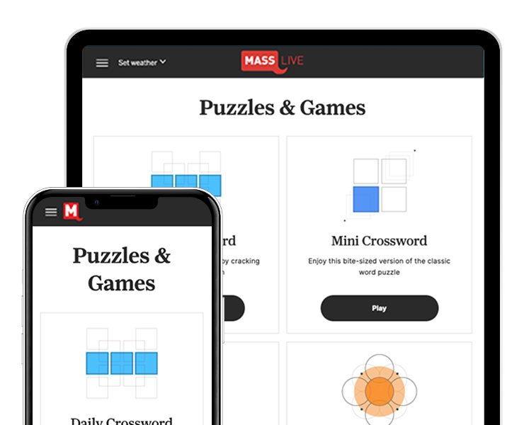 image of news site on tablet and phone