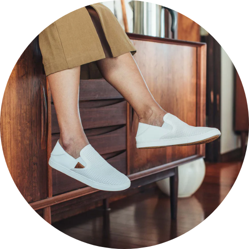 Pehuea slip-on shoes from Olukai