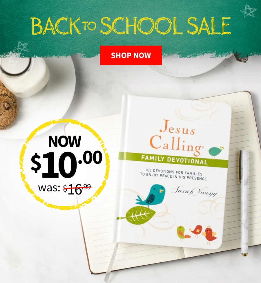 Jesus Calling Family Devotional, Hardcover, with Scripture References: 100 Devotions for Families to Enjoy Peace in His Presence 