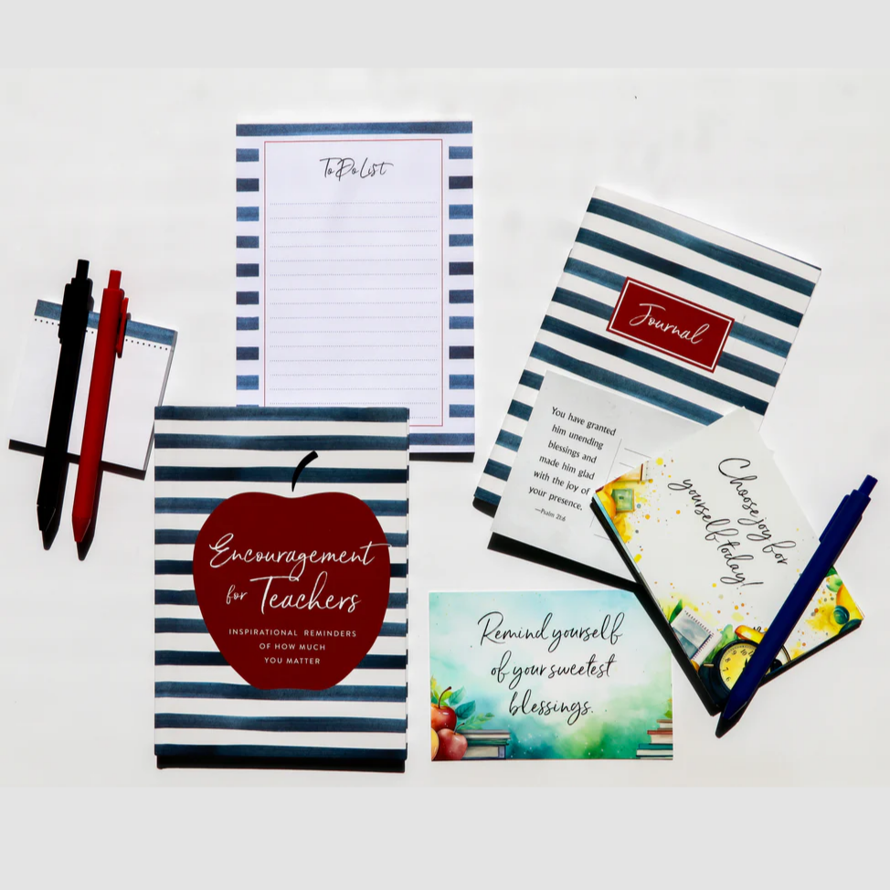 Encouragement for Teachers – 8-Piece Gift Bundle