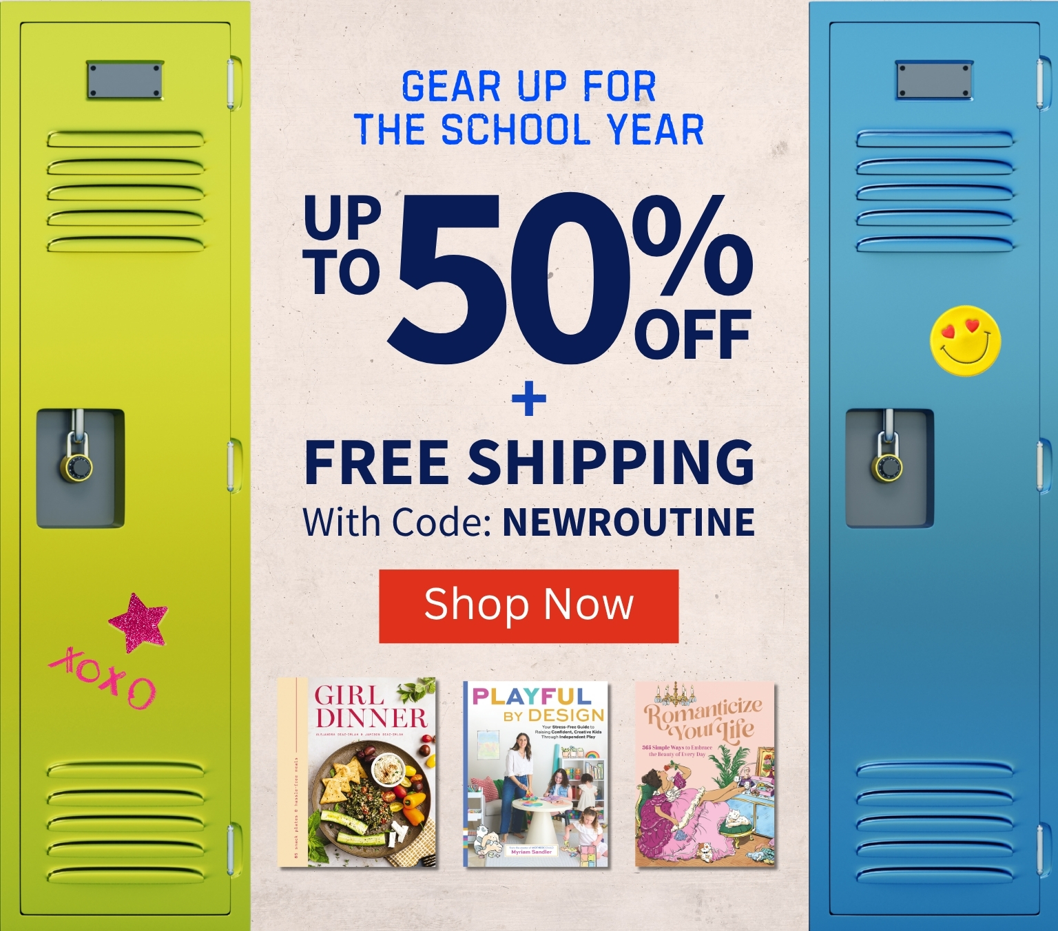 Get FREE SHIPPING with code NEWROUTINE