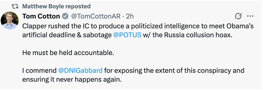 Tom Cotton on X