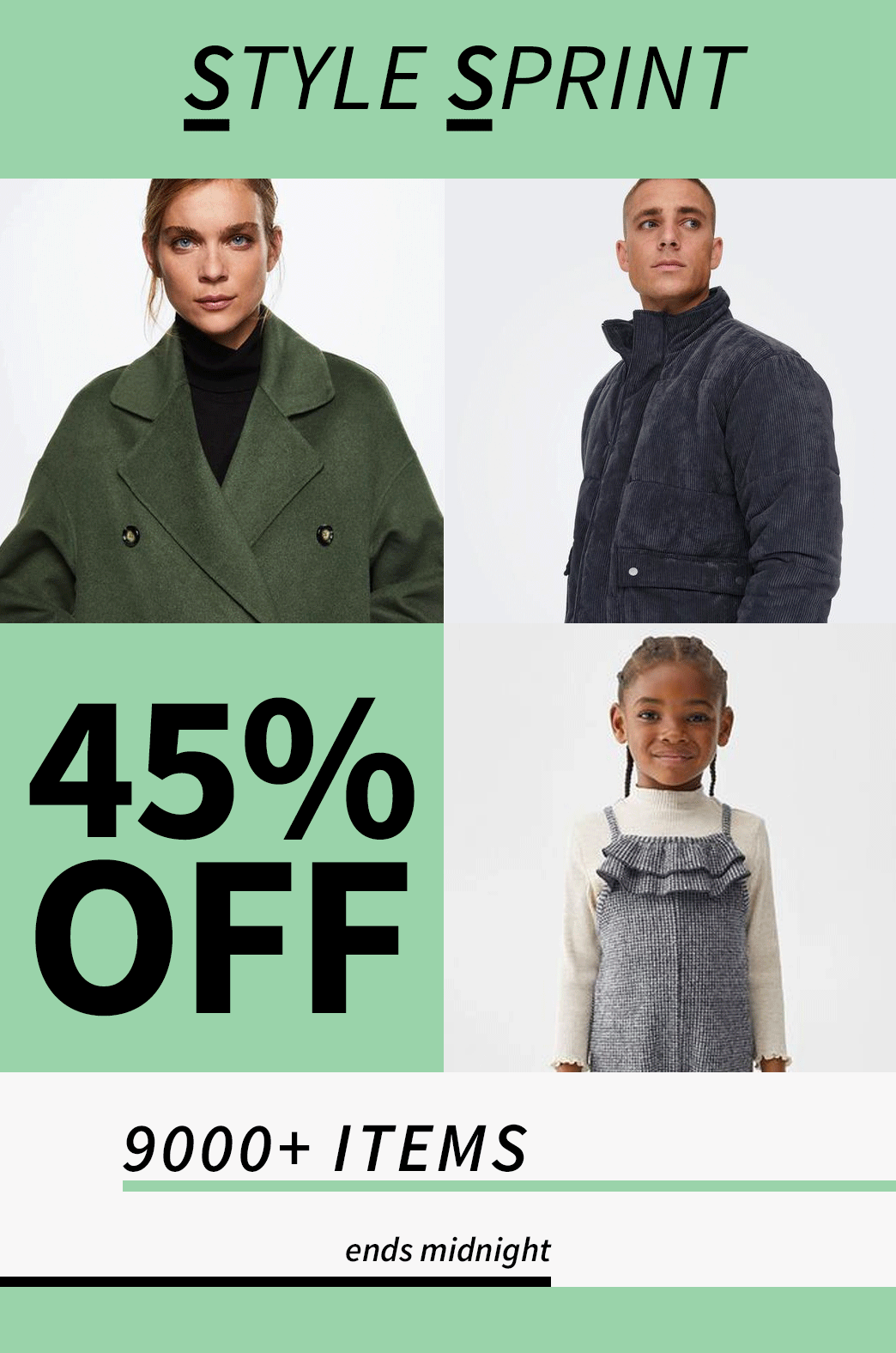 🔊 Let’s go! 45 OFF STYLE SPRINT ends midnight 🏃 Superbalist