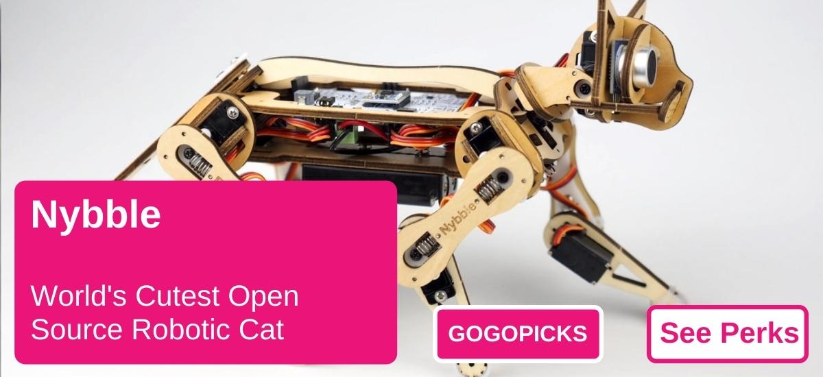Nybble: World's Cutest Open Source Robotic Kitten — See Perks