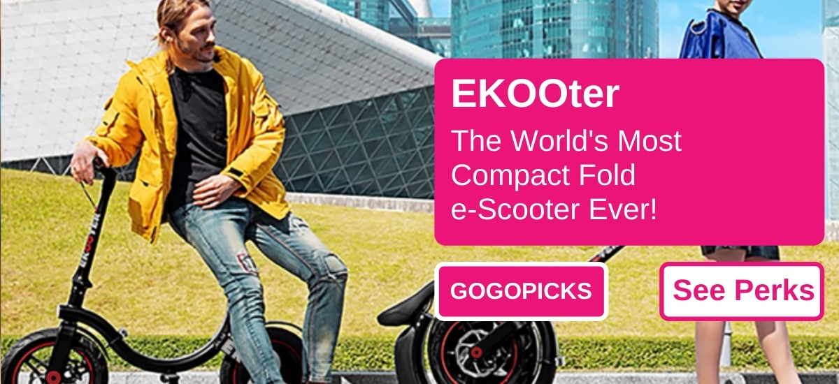 EKOOter™ by EKOO: Compact Folding e-Scooter — See Perks
