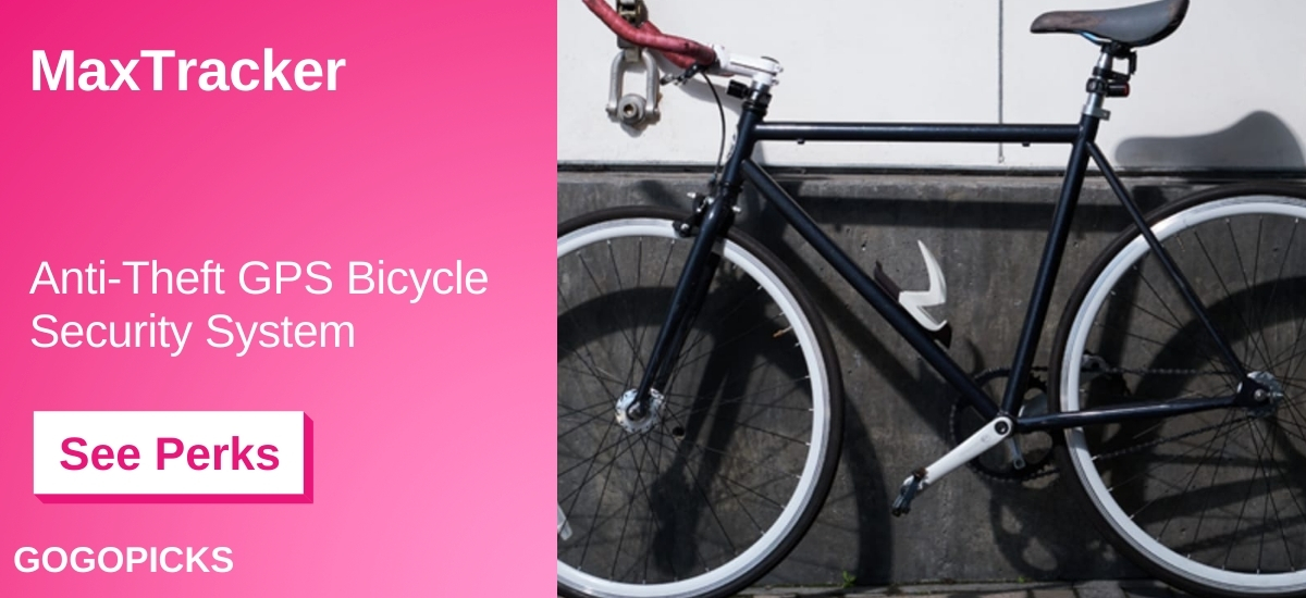 MaxTracker: Anti-Theft GPS Bicycle Security System — See Perks