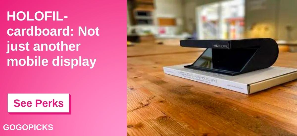 HOLOFIL-cardboard: Not just another mobile display — See Perks