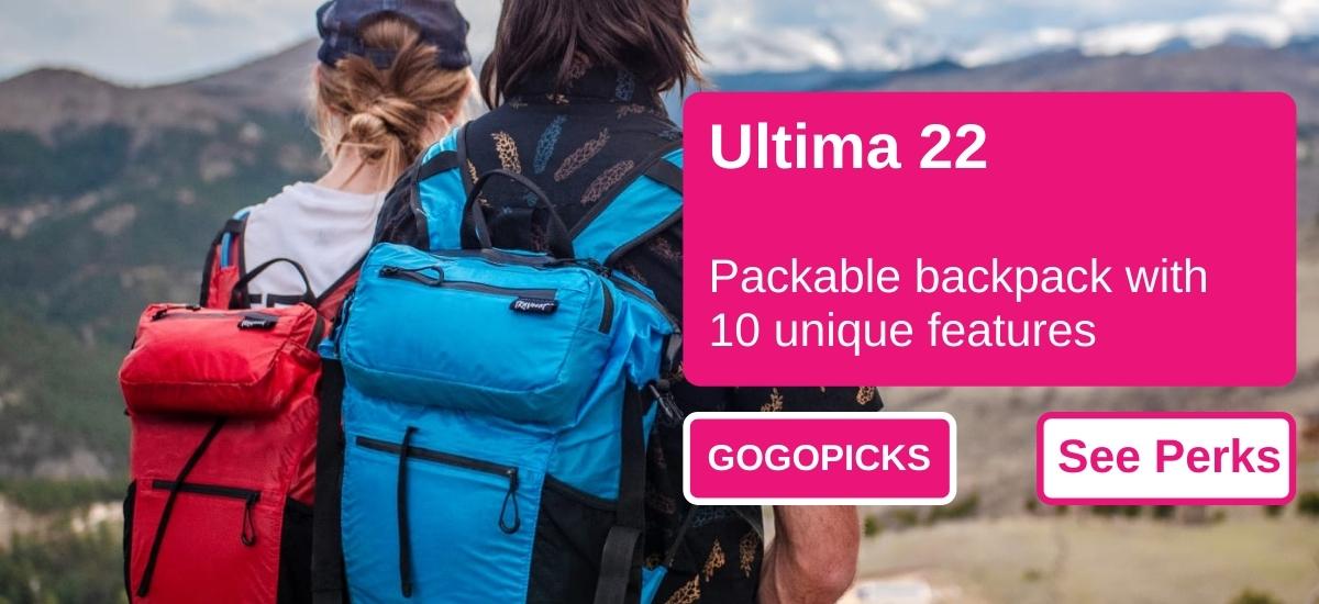 Ultima 22: Backpack with Detachable 3L Hip Pack — See Perks