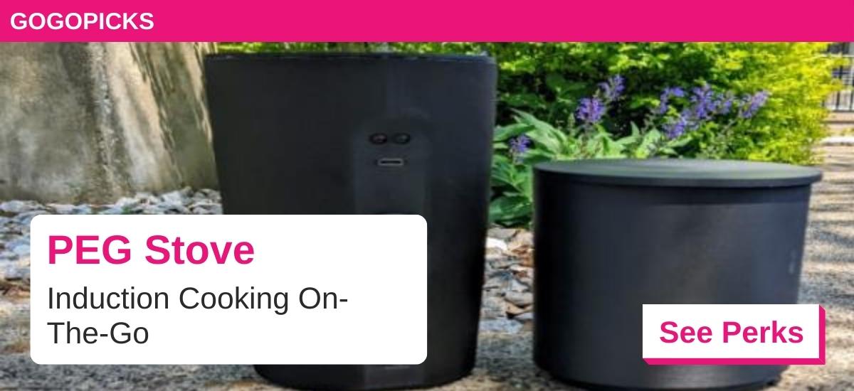 PEG Stove: Induction Cooking On-The-Go  — See Perks