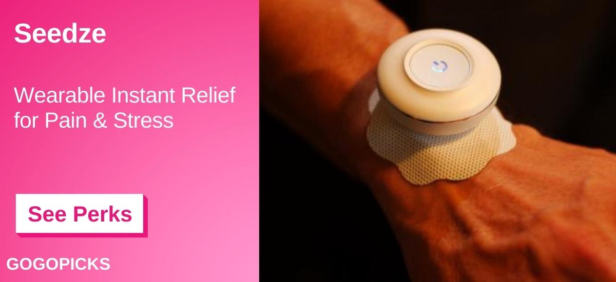 Seedze: Wearable Instant Relief for Pain & Stress — See Perks