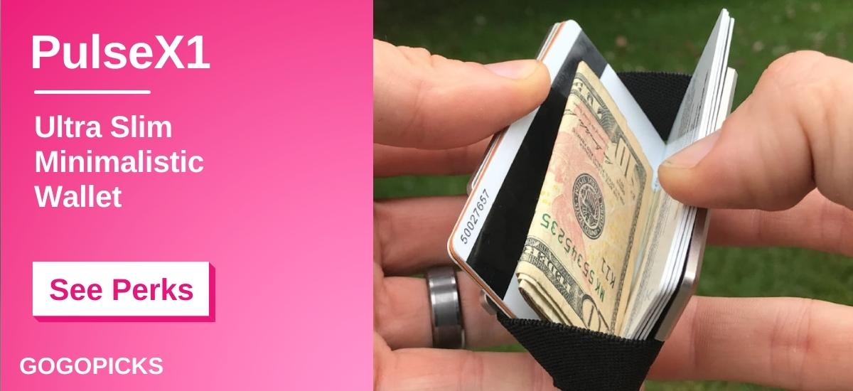 PulseX1 - Ultra Slim Minimalistic Wallet — See Perks