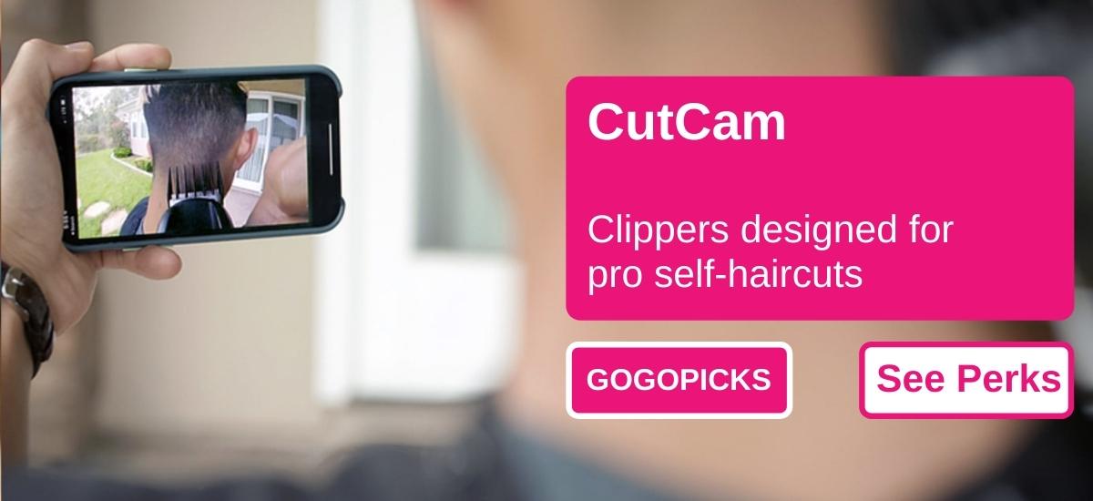 CutCam: Clippers designed for pro self-haircuts — See Perks