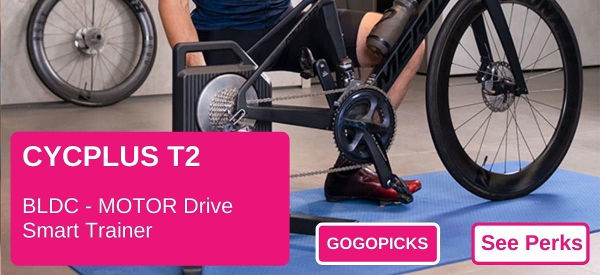 CYCPLUS T2: BLDC - MOTOR Drive Smart Trainer — See Perks