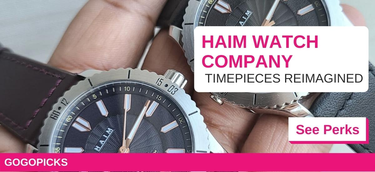 HAIM WATCH COMPANY - TIMEPIECES REIMAGINED — See Perks