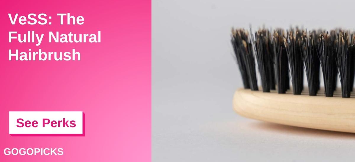 VeSS: The Fully Natural Hairbrush — See Perks