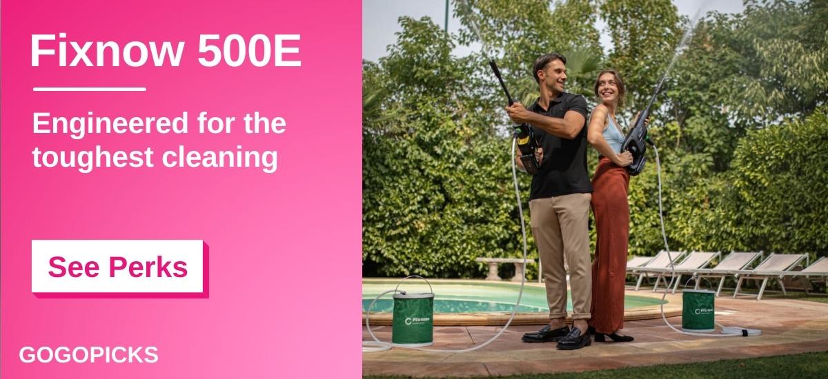 Fixnow 500E: Engineered for the toughest cleaning — See Perks