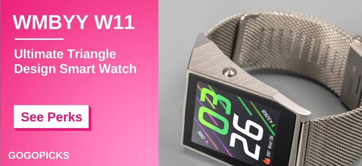 WMBYY W11 - Ultimate Triangle Design Smart Watch — See Perks