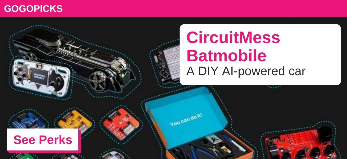 CircuitMess Batmobile - A DIY AI-powered car — See Perks