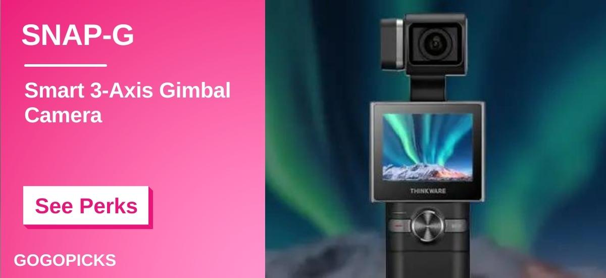 SNAP-G: Smart 3-Axis Gimbal Camera — See Perks