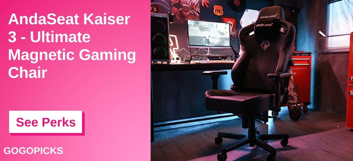 Andaseat Kaiser 3 - Ultimate Magnetic Gaming Chair — See Perks