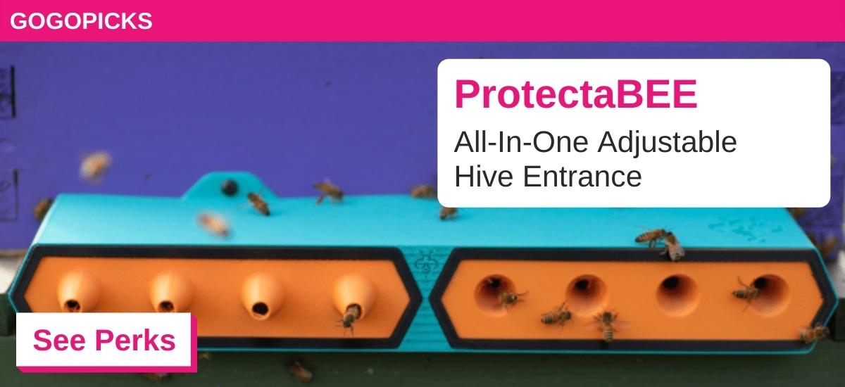 ProtectaBEE: All-In-One Adjustable Hive Entrance — See Perks