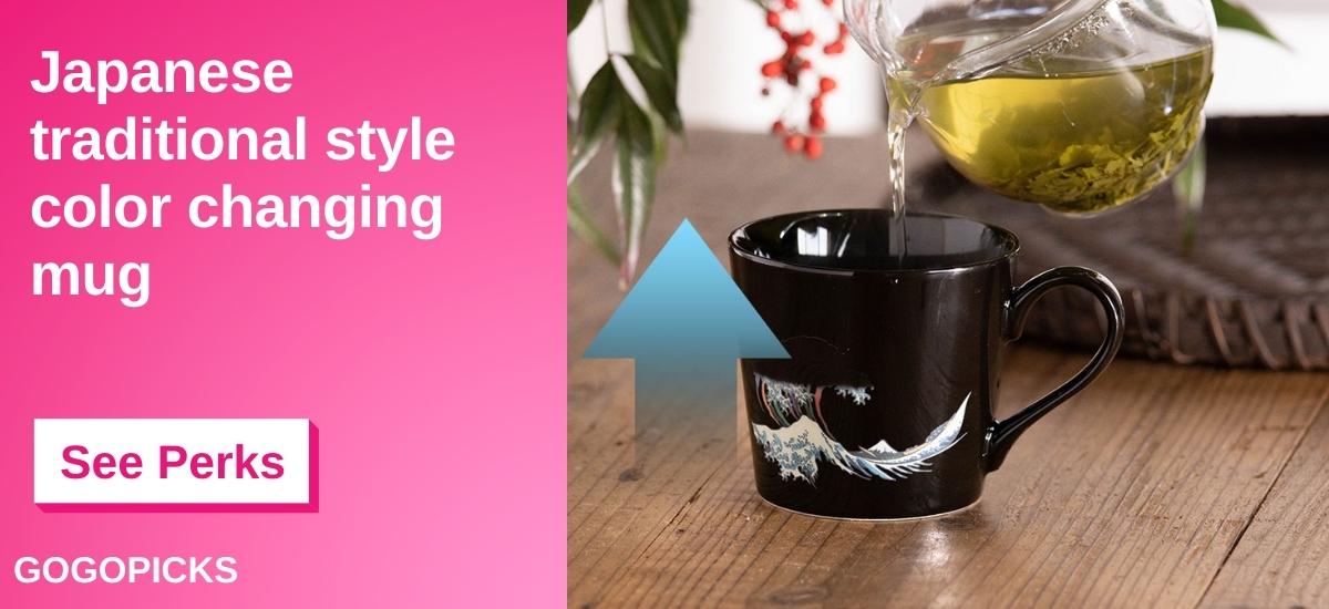 Japanese traditional style color changing Mug — See Perks