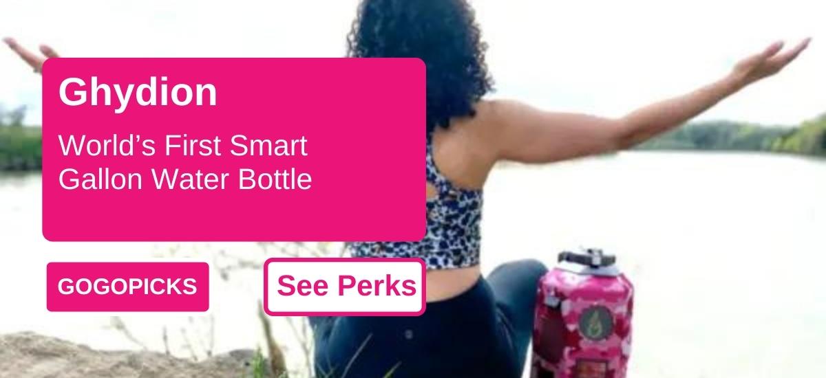 Ghydion: World's First Smart Gallon Water Bottle — See Perks