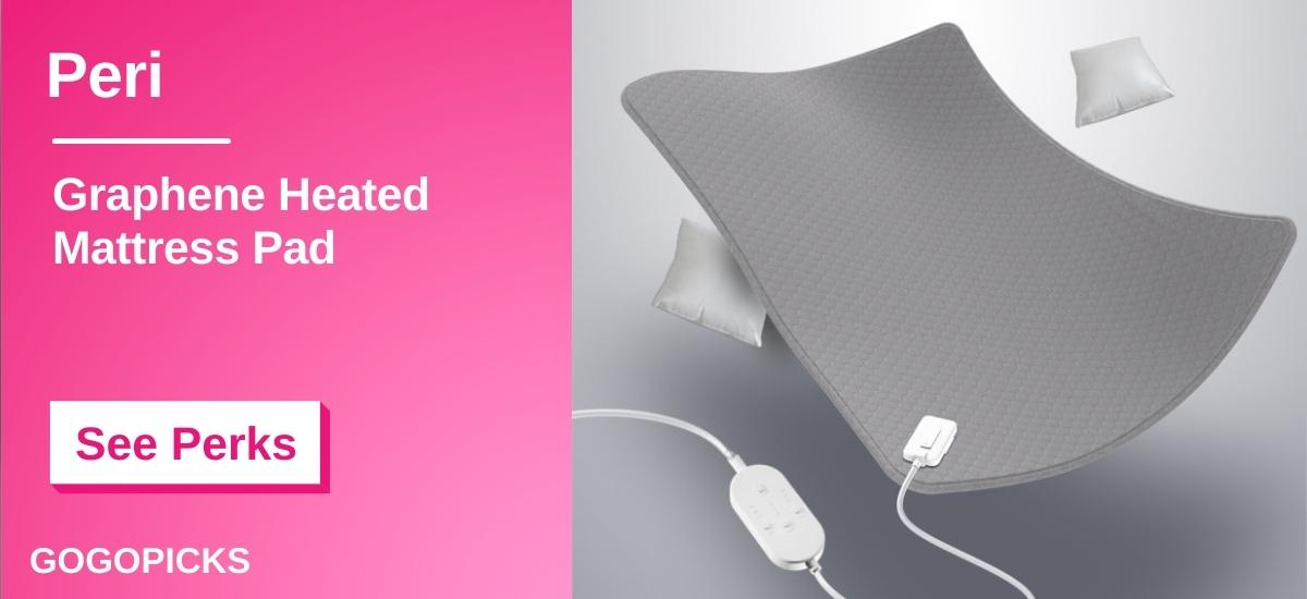 Peri: Graphene Heated Mattress Pad — See Perks