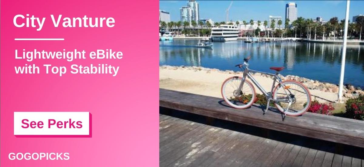 City Vanture: Lightweight eBike with Top Stability — See Perks