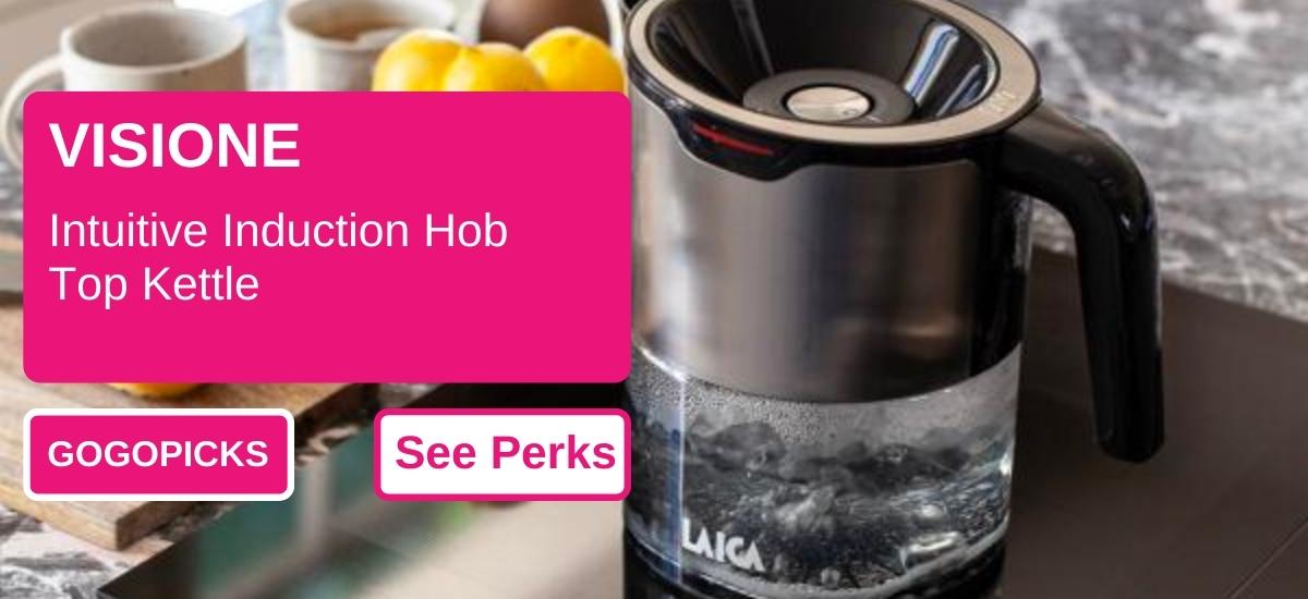 VISIONE: Intuitive Induction Hob Top Kettle — See Perks