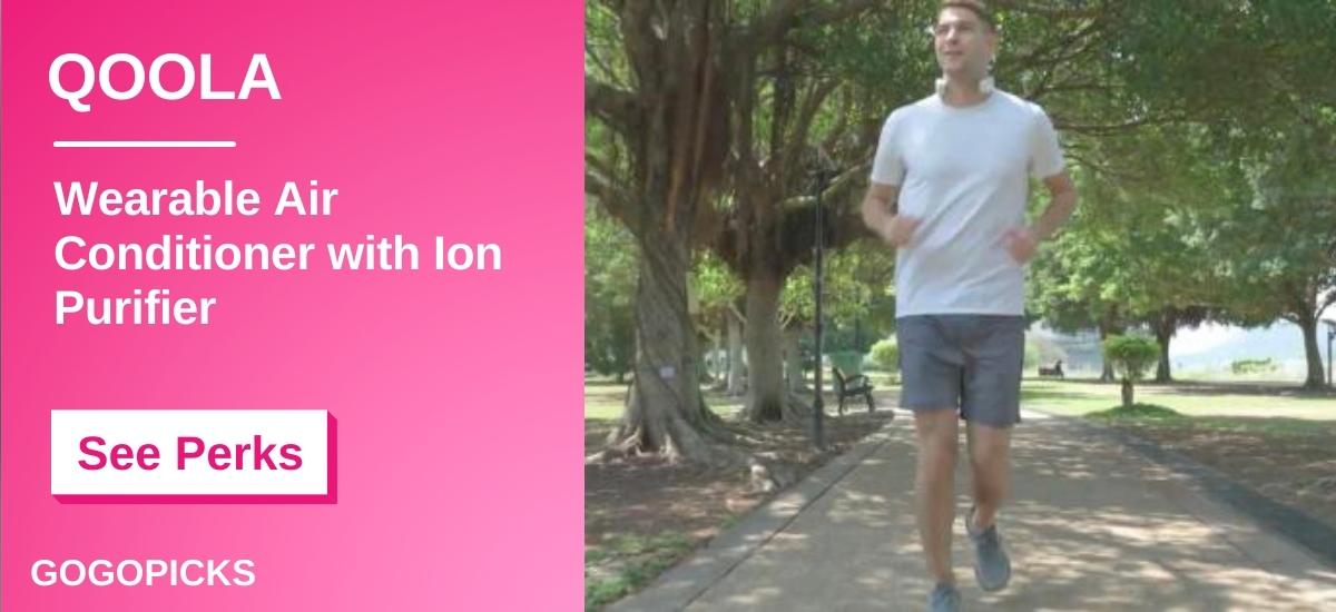 QOOLA - Wearable Air Conditioner with Ion Purifier — See Perks