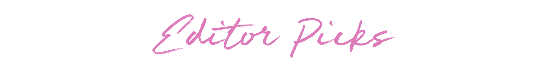 Editor Picks